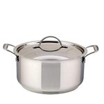 Meyer - Confederation Stainless Steel Dutch Oven with Lid, Induction Cooktop Compatible (6.5L/6.9qt)