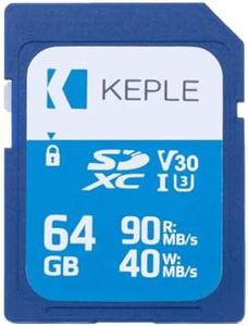 64GB 32Go SD Tarjeta de Memoria di Keple | Quick Speed SD Card Compatible con Samsung WB150F, WB850F, WB250F, WB800F, WB1100F, WB2200F SLR Digital Kamera | 64GB UHS-1 U1 SDXC Karte