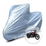 Neodrift 'SilverMax' Bike Cover for Jawa Forty Two Bobber (All-Weather Motorcycle Protection, Water & UV Resistant, Dustproof, Windproof).