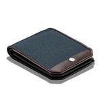 scarters Nylon Abundance Infinite Wallet For Men | Rfid Protected | Mindful Microfibre | 6 Card Slots & 2 Hidden Pockets | Deep Blue