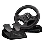 Numskull Next-Gen Multi Format Racing Wheel with Pedals - Compatible with Xbox Series X|S, Xbox One, PS4, Nintendo Switch and PC - Realistic Steering Wheel Controller Accessory