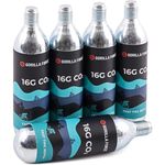 Gorilla Force 16g CO2 Cartridges - Threaded | Box of 5 | for Bike Tire Inflators
