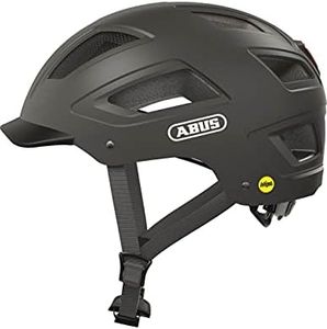 ABUS Casque de ville Hyban 2.0 MIPS - Casque de vélo pour le quotidien avec feu arrière, coque dure ABS, protection contre les chocs - pour hommes et femmes