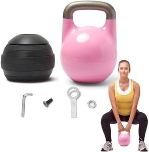 Kettlebell Kings 12-32kg Adjustable Kettlebell Sets - Gym Weight Set for Exercises - Competition Style for Lift and Weight Training in Gym or at Home - 35mm Handle - Body Building Heavy-Duty Weights