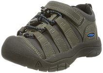 KEEN Toddler's Newport Shoe Casual Sneaker, Steel Grey/Brilliant Blue, 4 T (Toddler's) US