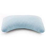 Honeydew King Side Pillow Case - Fits The Scrumptious and Essence Curved Pillows for Side Sleeping - Comfortable and Soft Cooling Viscose Made from Bamboo Fabric - King Size (Coastal Blue)