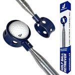 Josongslax Golf Ball Retriever Telescopic for Water, GolfBall Grabber Tool, Golf Accessories Gifts for Men, Women & Golfers, Golf Balls Picker with Stainless Steel Shaft&Non-Slip Rubber Grip(14.5FT)