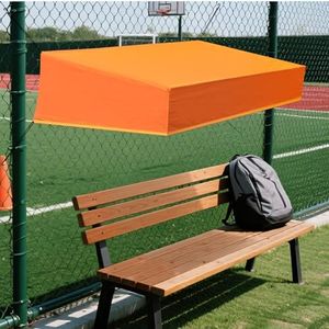 MR Sport Court Sunshade, UPF 50+ Foldable Sun Shade for Sports Court, Weatherproof Shade Awning Attaches to Any Fence, Court Sun and Rain Canopy, Outdoor Sun Shelter for Sports Courts