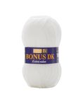 Hayfield Bonus DK Double Knitting, White (961), 100g by Sirdar