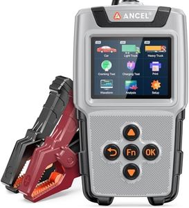 ANCEL BA101 Pro Car Battery Tester 24V 12V with Color Display, Cranking & Charging System Automotive Battery Load Analyzer for Car, Truck, SUV, RV, Boat, Heavy Duty Vehicles