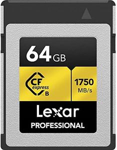 Lexar Professional Cf Express Type B Card, 64 GB Capacity