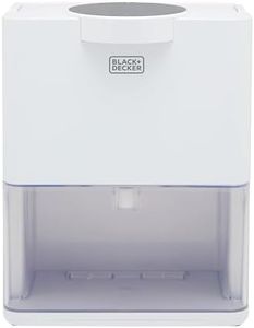 BLACK+DECKER BXEH60013GB 3.2L Smart Dehumidifier & Air Purifier, 3 Modes, Quiet, 3.2L Water Tank, 48 Hour Timer, White