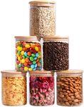 ComSaf 25oz Glass Food Storage Jars