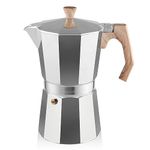 wedrink Stovetop Espresso Maker Aluminum Moka Pot 9 Espresso Cup-15.2OZ Cuban Coffee Maker Stove top Coffee Maker Moka Italian Espresso