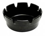 Melamine Ashtrays Black - Pack of 10 | Cigarette Ash Trays, Pub Ashtrays, Plastic Ashtrays, Outdoor Ashtrays, Garden Ashtrays