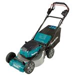 Makita DLM462PT4 Twin 18V (36V) Li-ion LXT Brushless 46cm Lawnmower complete with 4 x 5.0 Ah Batteries and Twin Port Charger