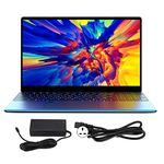 Business Laptop Computer, 15.6" Full HD 1920x1080 Gaming Laptop, AMD Athlon 3150U Processor, 8GB DDR4, Windows 11 System, Fingerprint Login, Long Battery Life, Blue(512G SDD)