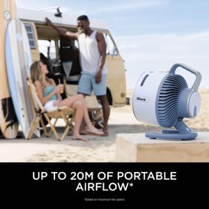 Shark FlexBreeze Cordless Fan with Misting – Portable, 5-Speed, Glacier