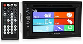 Power Acoustik PD-620HB Double DIN DVD, CD/MP3, FM/AM Car Stereo with Bluetooth Connectivity