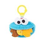 Bright Starts Sesame Street Cookie Mania Teether On-The-Go Take-Along Toy, Ages 3-12 Months