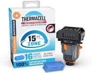 Thermacell Mosquito Backpacker Repeller, Gen 2.0 with 16 Hours of Repellent; 15 Foot Zone of Mosquito Protection; Long Lasting, Deet Free Bug Spray Alternative, Scent Free