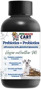 PETS HEALTH CART Daily Prebiotics + Probiotics Protects Your Pets from Unhealthy Germs and Diarrhea ; for Healthy Gut and Strong Immunity