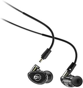 MEE Professional MX4 PRO Quad-Driver Hybrid Musician’s In Ear Monitor Headphones with High-Resolution Reference Sound; Noise Isolating Earbuds Earphones with Optional Customization & Detachable Cables