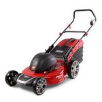 Sharpex 2500W Electric Lawn Mower, 22" Blade, Pro Series 3.25hp Copper Motor, 6 Adjustable Cutting Heights (30-80mm), 70L Grass Box, Heavy-Duty,Tools Kit Included, Made in India – Red