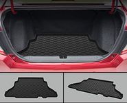 GFX Luxury 3D car Trunk Mat/Boot Dicky Mats Waterproof and Antiskid Compatible With Honda Amaze 2018 Onward (Automatic/Manual)