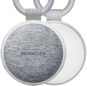 Momcozy WN06 Portable White Noise Machine Baby with Night Light - White Noise Device for Newborns, 20 Soothing Sounds, Rechargeable White Noise Therapy and Bluetooth Speaker, Grey