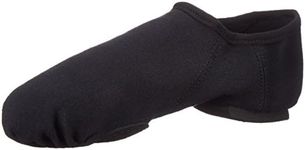 Capezio Women's EOS Canvas Jazz Shoe, Black, 8.5 Wide