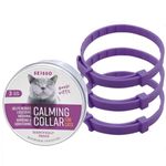 Calming Collar for Cats Anxiety Relief Calming Cat Collar Adjustable Water-Resistant Pheromone Calming Collar Calming Collar for Cats and Dogs Relieves Anxiety Soothing Home Accessories 1pcs