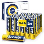 Allmax AAA Maximum Power Alkaline Triple A Batteries (24 Count) – Ultra Long-Lasting, 10-Year Shelf Life, Leakproof Design, 1.5V