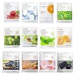 FunnAura 12PCS Face Masks Skincare Sheet Korean, Moisturizing Facial Mask Beauty Multipack for Skin Repair & Nourishing