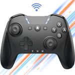 Bluetooth Controller for Switch/Mac/PC/Steam/Mobile Phone/iOS/Android//TV/iPad/Table/Apple Arcade MFi Games, switch pro controller wireless with Adjustable Dual Motion,Turbo,Macros,6-Axis,Wake Up for Black Myth: Wukong