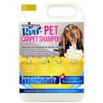 Pro-Kleen Pro+ Carpet Shampoo and Upholstery Cleaning Solution – Removes Pet Deposits & Odours - 4 in 1 Concentrate – Suitable for all Machines 5L (Lemon Fresh)