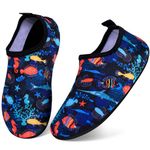 Kids Water Shoes,Toddler Swim Beach Shoes for Boys Girls,Children Pool Shoes Quick Dry Non-Slip Aqua Socks,Infant Barefoot Skin Water Socks for Swimming Pool Surfing Outdoor Sports Holiday Essentials