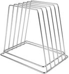 Professional Kitchen Cutting Board Organizer, 1" Slot Stainless Steel Rack NSF Fits Baking Sheets