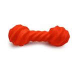 Goofy Tails Dog Toys, Super Flavoured Dumbbell Treat Dispensing Chew Toys for Dogs,Chew Toys for Dogs, Ideal Interactive Dog Toy for All Breeds and Sizes (Super Dumbbell, Large) (Colour May Vary)