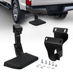 75312-01A Rear Bumper Step Compatible with Ford F150 (2015 2016 2017 2018 2019 2020) Retractable Truck Bed Step