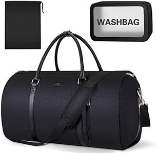 Garment Bag for Travel Convertible Carry On Garment Bag Large Travel Duffel Bags for Women 2 in 1 Hanging Suitcase Suit Travel Bags for Women & Men 3pcs Set
