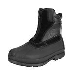 NORTIV 8 Men's 170410 Black Insulated Waterproof Construction Hiking Winter Snow Boots Size 12 M US