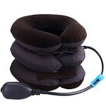 DAZVI || Health Care Cervical Neck Traction Air Bag with 3 Layer Inflatable Pillow || for Neck Support and Relaxation || (Multi Color)