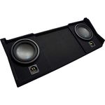 American Sound Connection Compatible with 1998 1999 2000 2001 Dodge Ram Ext Club Quad Alpine S-W10D2 Type S Car Audio Subwoofers Dual 10" Custom Sub Box Enclosure Package