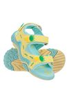 Mountain Warehouse Seaside Junior Sandals - Neoprene Lining, Flexible Kids Shoes, Removable Heel Strap Beach Shoes - for Walking, Travelling & Beach Yellow Kids Shoe Size 7 UK