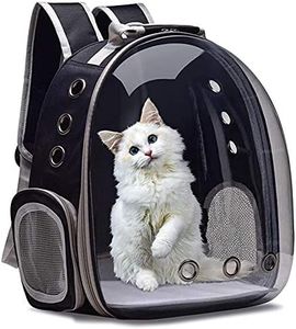 Sac à dos de transport pour chat - Sac à dos à bulle pour animal domestique - Respirant - Approuvé par les compagnies aériennes - Petit espace - Pour voyage, randonnée, marche en plein air