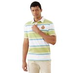 FAHRENHEIT Poly Cotton Jersey Rugby Polo Short Sleeves T Shirt (Lettuce Htr, 2XL)