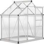 Outsunny 6' x 4' x 6.6' Polycarbona