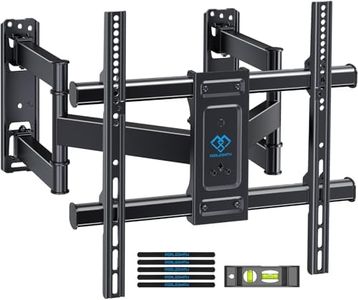 Corner TV Wall Mount Bracket Tilts, Swivels, Extends - Full Motion Articulating TV Mount for 26-55 Inch LED, LCD, Plasma Flat Screen TVs - Holds up to 99 Lbs, VESA 400x400 - Heavy Duty TV Bracket
