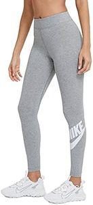 Nike Women's Leggings, Dark Grey Heather/White, X-Large-XX-Large US